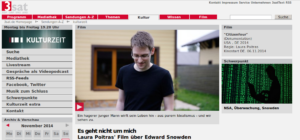 3sat : Es geht nicht um mich Laura Poitras' Film über Edward Snowden